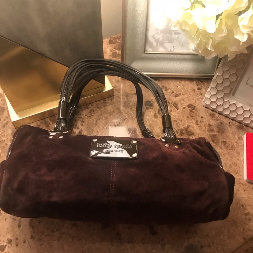 Kate Spade Brown Suede Handbag